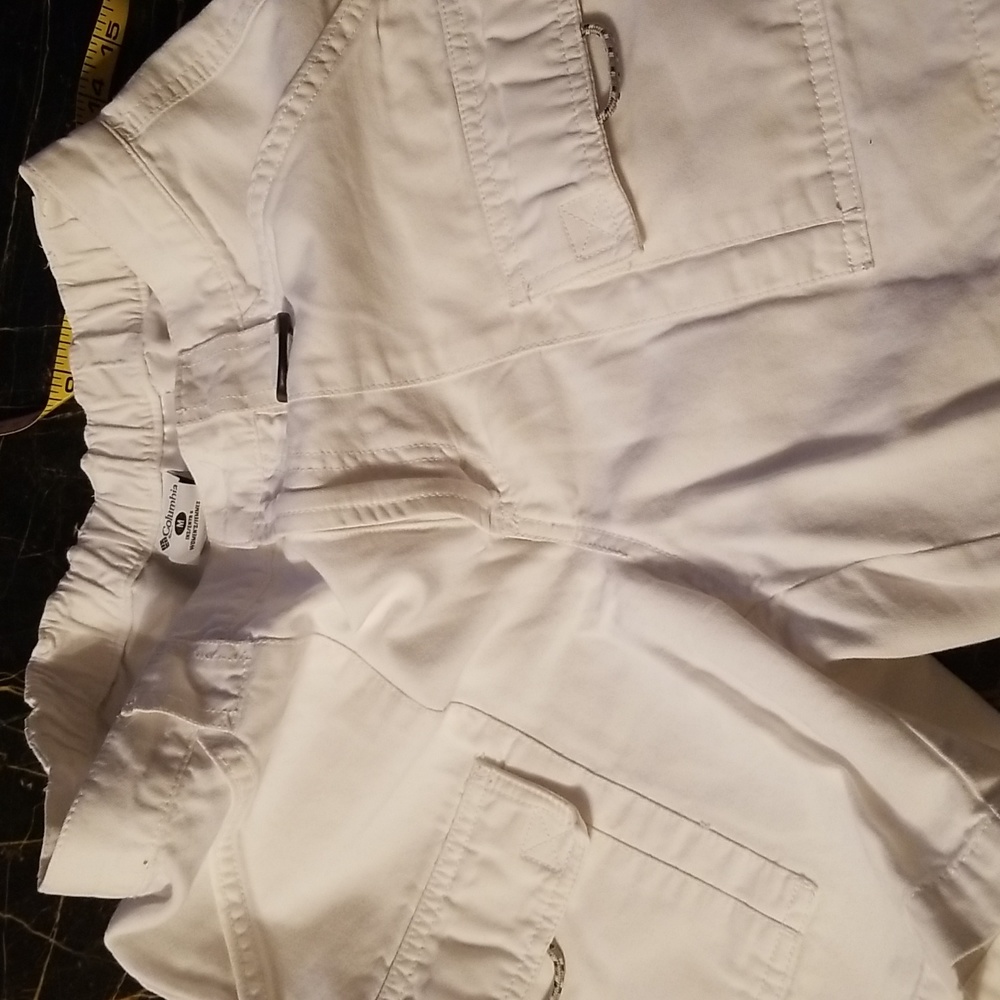 Women's Columbia brand white shorts